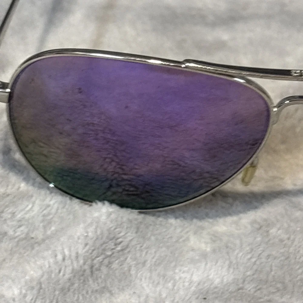 Bajio Soldado Sunglasses, Silver Gloss Frame, Rose Mirror Polycarbonate Lens Cas